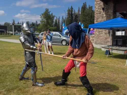 Edson Alberta Renaissance Faire heavy armour combat Paul Lavoie