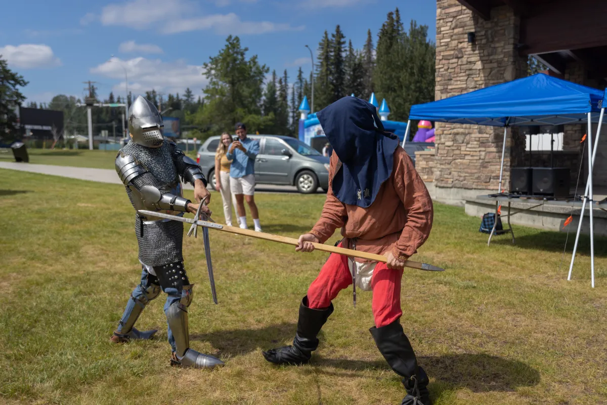 Edson Alberta Renaissance Faire heavy armour combat Paul Lavoie