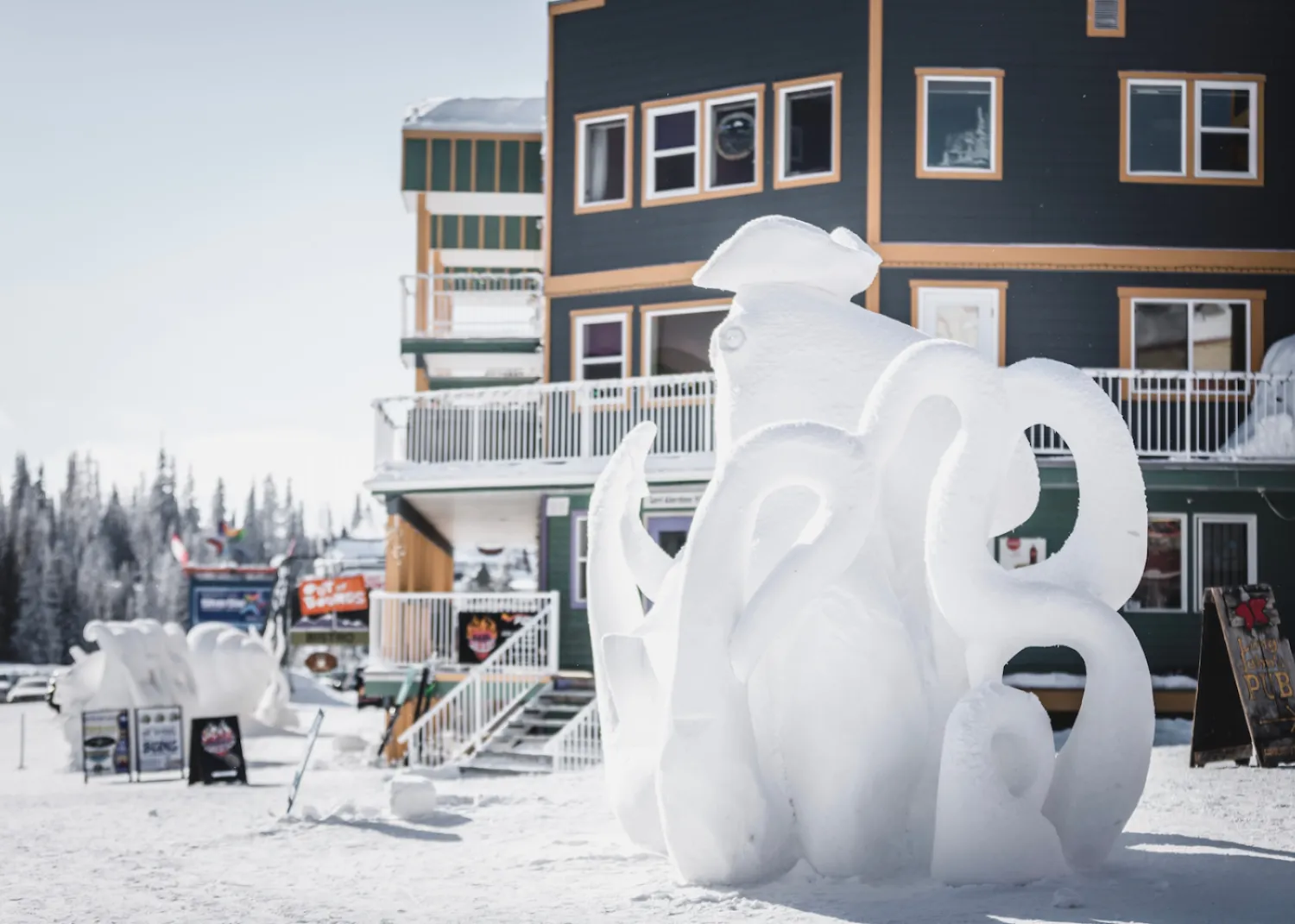 Vernon's snow sculpture competition draws some of the best from around the world.