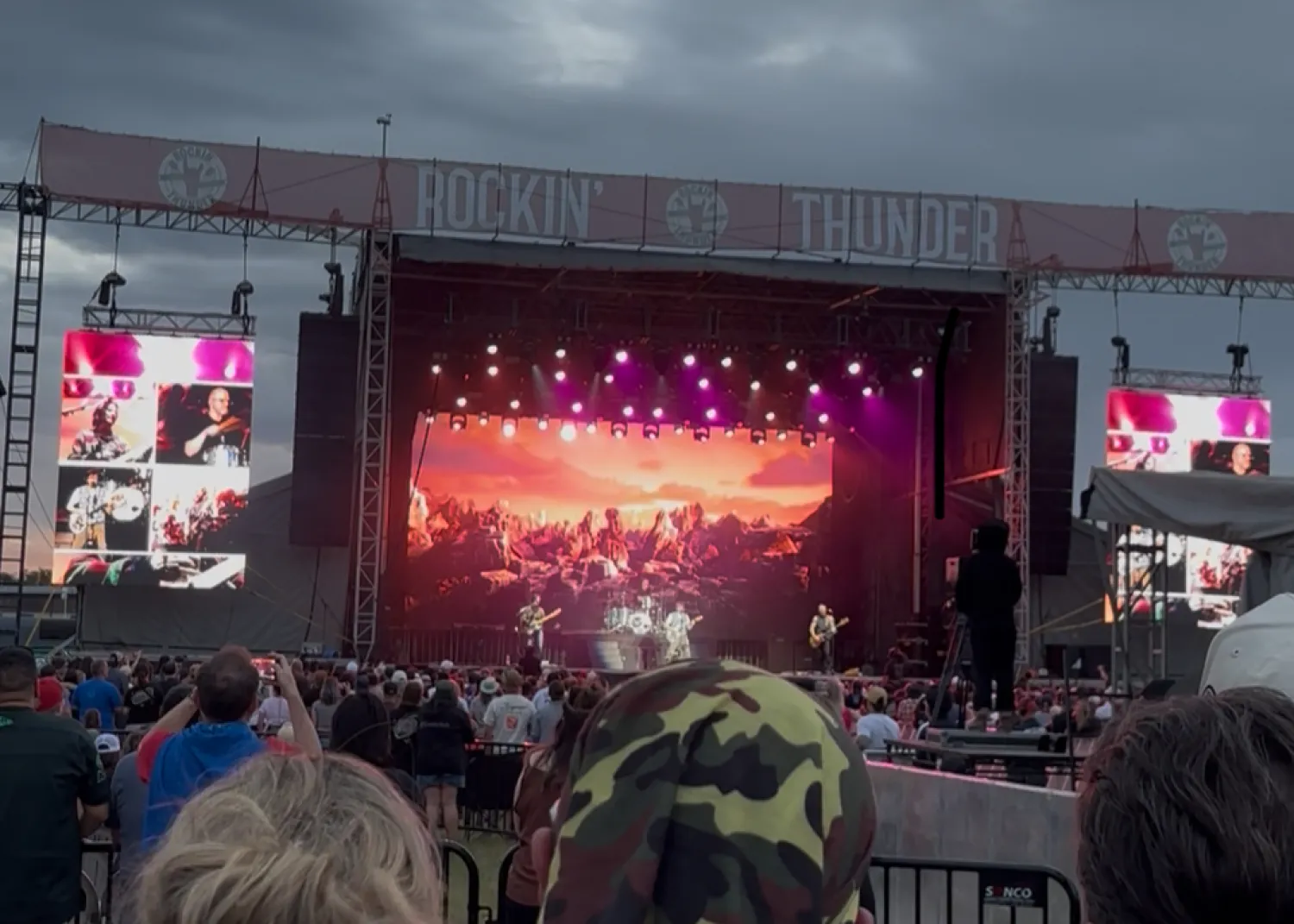 Weezer plays at Rockin' Thunder Festival in Edmonton